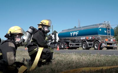 Video simulacro con unidad de Logística Diesel S.A.