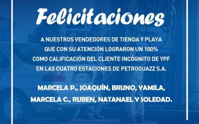 Calificación del cliente incógnito de YPF