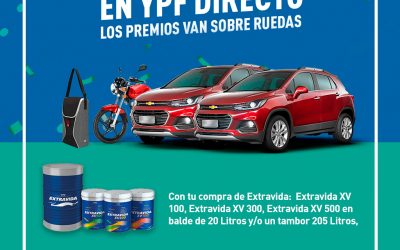 Promo YPF EXTRAVIDA Sorteo 2 Chevrolet Tracker y 6 motos Suzuki