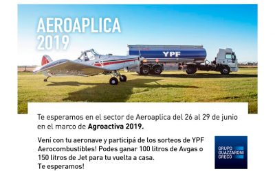 Aeroaplica en Agroactiva 2019