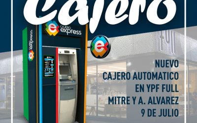 Nuevo Cajero automatico en el Centro!