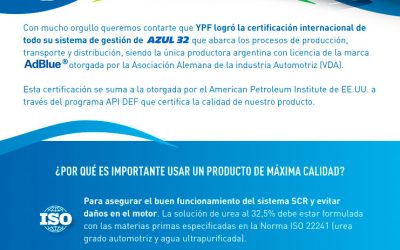 Reconocimiento Internacional para AZUL 32