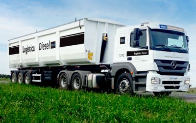 Transporte de granos en bateas de 52,5 Toneladas